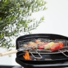 Imagine Cos dublu pentru gratar, crom + lemn, Barbecook