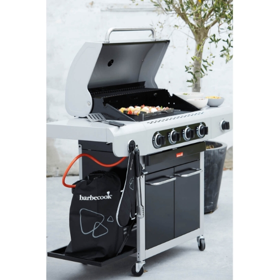 Imagine Gratar pe gaz SIESTA 412 Black Edition, Barbecook