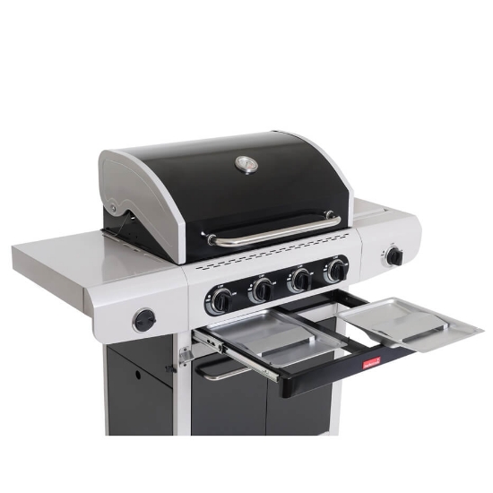 Imagine Gratar pe gaz SIESTA 412 Black Edition, Barbecook