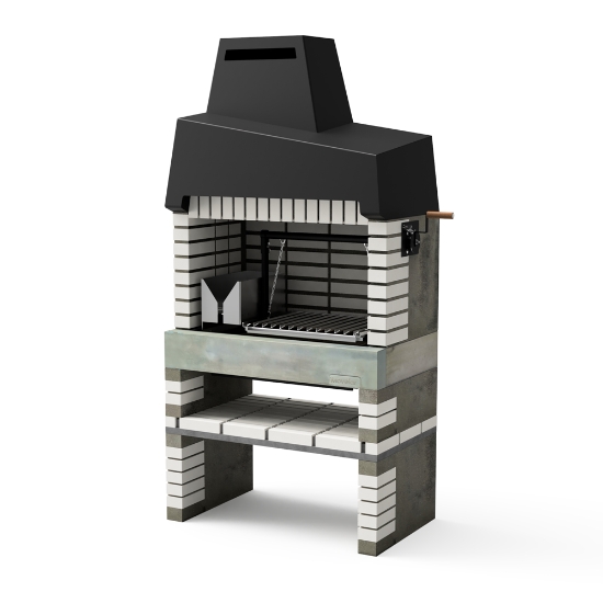 Imagine Gratar modular pe lemne si carbuni, California Plus XL, Movelar
