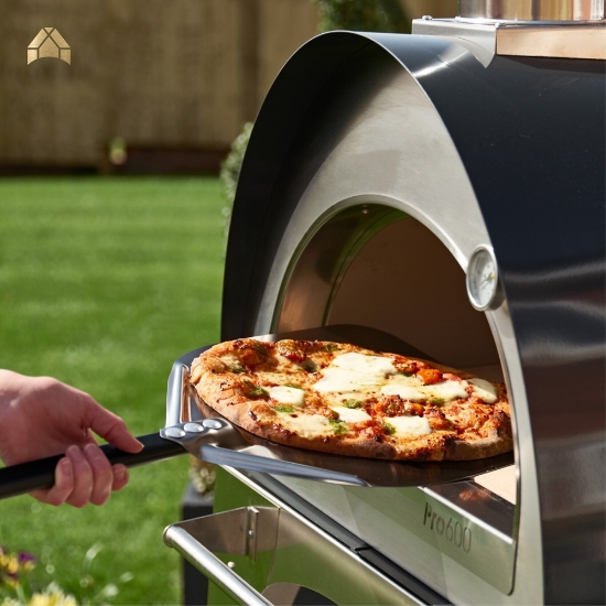Imagine Cuptor pizza pe lemne, 60cm, Igneus Pro 600-Grafit