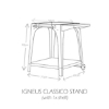 Imagine Standuri pentru cuptoare Pizza Igneus cu 2 laterale incluse-Classico