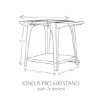 Imagine Standuri pentru cuptoare Pizza Igneus cu 2 laterale incluse-Classico