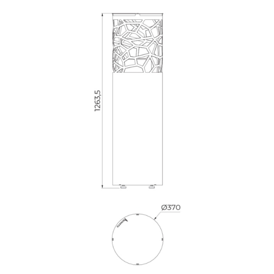 Imagine Incalzitor terasa pe peleti, CORE, Primato-Titanium