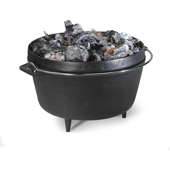 Imagine Ceaun / cuptor olandez pentru grătarul Junko Barbecook-3 litri