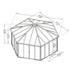 Imagine Foisor gradina inchis Garda 5.2X6  - Canopia