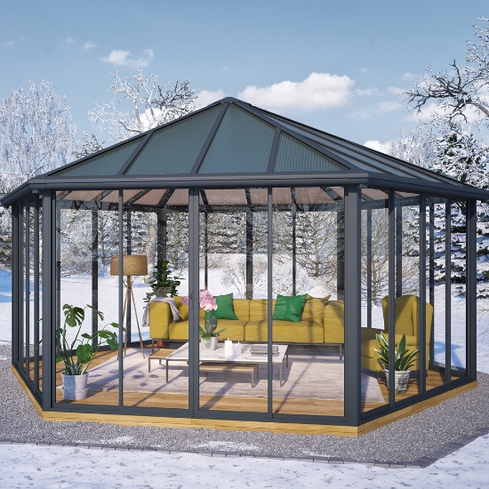 Imagine Foisor gradina inchis Garda 5.2X6  - Canopia