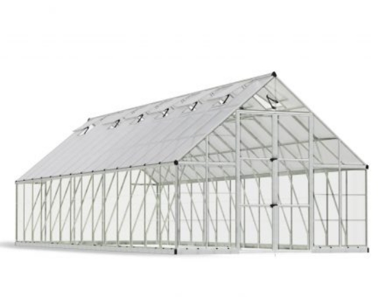 Imagine Sera din policarbonat  Balance 8,4 x 3 m  Palram -Argintiu- Canopia