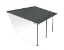 Imagine Copertina terasa Capri 3X6.10 aluminiu GRI inchis - Canopia