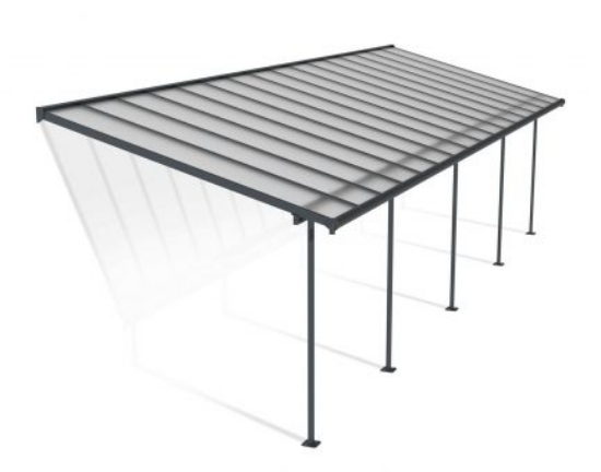 Imagine Copertina terasa Sierra 3X9.71 aluminiu GRI inchis - Canopia