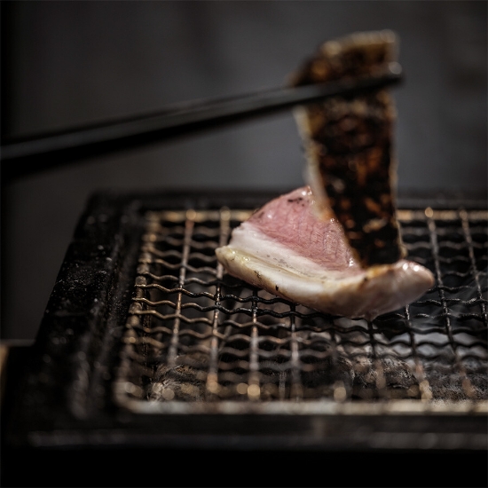 Imagine Gratar ceramic de masa Shichirin, dreptunghiular, LARGE,  Yakiniku 