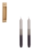 Imagine SET 2 LUMANARI STEARIN GREY