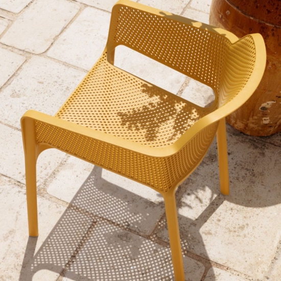 Imagine Scaun de exterior Net Relax - Galben Mustar, Nardi
