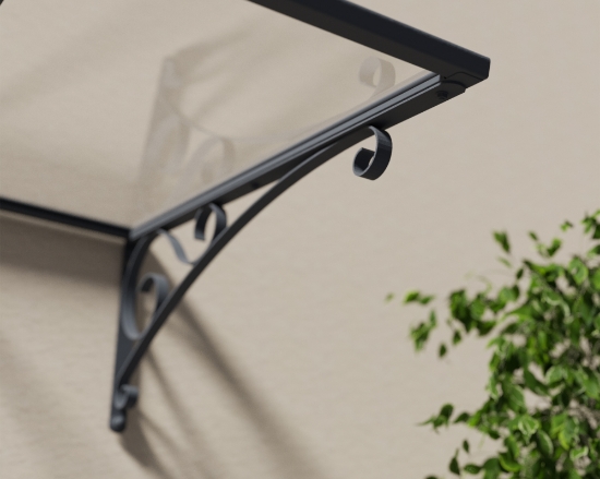 Imagine Copertina usa Canopia Venus 1.5m - Structura Gri & Panouri Clare