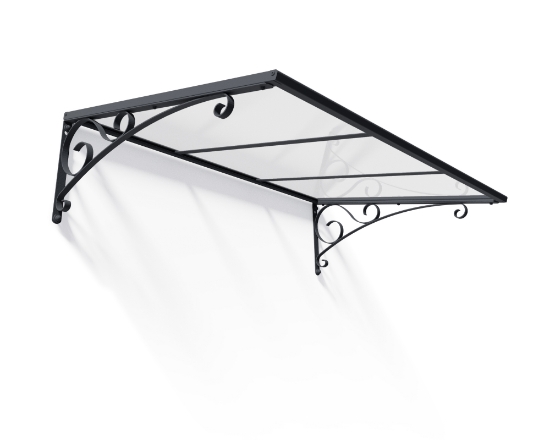 Imagine Copertina usa Canopia Venus 1.5m - Structura Gri & Panouri Clare