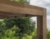 Imagine CANOPIA | Helsinki Pergola terasa din Cedru cu Acoperiș Dur 3X4.7m