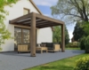 Imagine CANOPIA | Helsinki pergola terasa din lemn de cedru 3x3,4 m