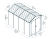 Imagine Canopia Rubicon 6 x 10 m Ultra Durable Căsuță de grădină - Cutie unică