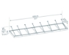 Imagine Canopia Sophia XL  6.6 X 0.17m Copertina Usa - Structură Gri & Panouri Clare