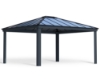 Imagine Canopia Colorado Carport auto din aluminiu - Gri închis / Gri opac 4.9X4.3m