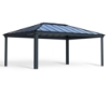 Imagine 'Canopia Colorado 6.1X4.3m Carport auto din aluminiu - Gri închis / Gri opac'