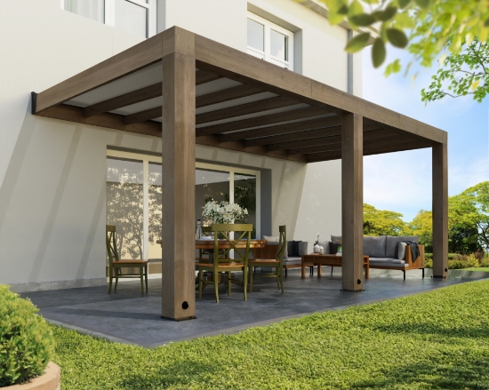 Imagine CANOPIA | Helsinki 3X6m Pregola Terasa Lemn de Cedru