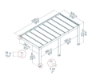 Imagine CANOPIA | Helsinki 3X6m Pregola Terasa Lemn de Cedru