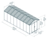 Imagine Canopia Rubicon 8 x 20m Ultra Durabilă Căsuță de Grădină