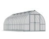 Imagine Canopia - Bella Seră Policarbonat 8 x 24 m Structură Argintie & Panouri Duble