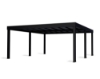 Imagine CANOPIA | OSLO 20x20 / 6x6m Dublu Carport auto - Structură din aluminiu negru / Panouri din policarbonat gri opac